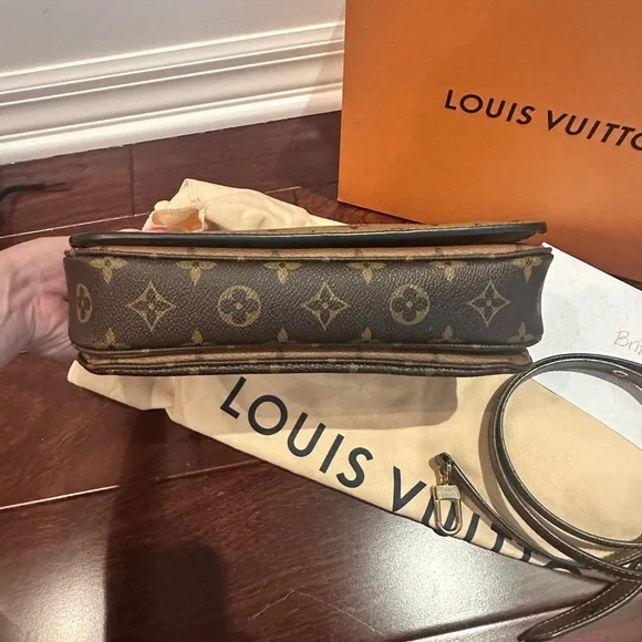 Louis Vuitton Two-Tone Monogram Crossbody Bag - Picture 7 of 9